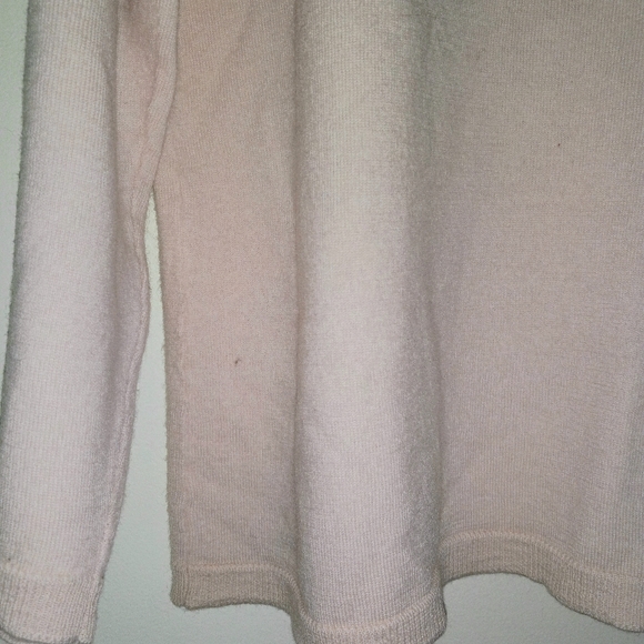 Vintage Jillian Jones 1X light pink beaded cardigan - Picture 9 of 10